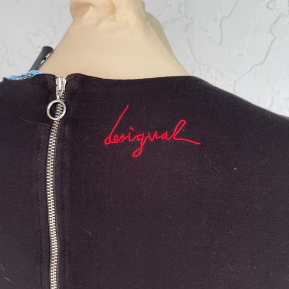 Desigual Contrast Mandala Print Shift Dress - Picture 4 of 5